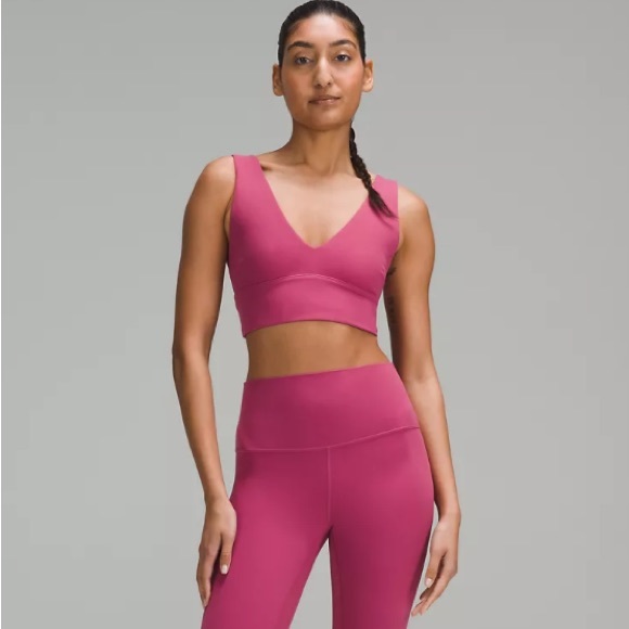 🆕Lululemon Align V-Neck Bra, A/B Cup Size 6 in Washed Mauve - Picture 12 of 15